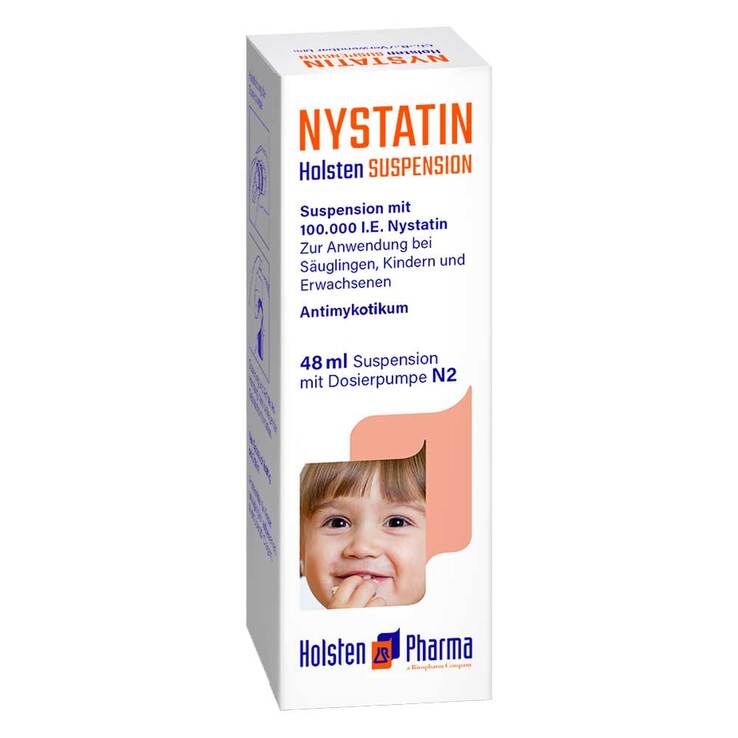 Nystatin Holsten Suspension, 48 ml