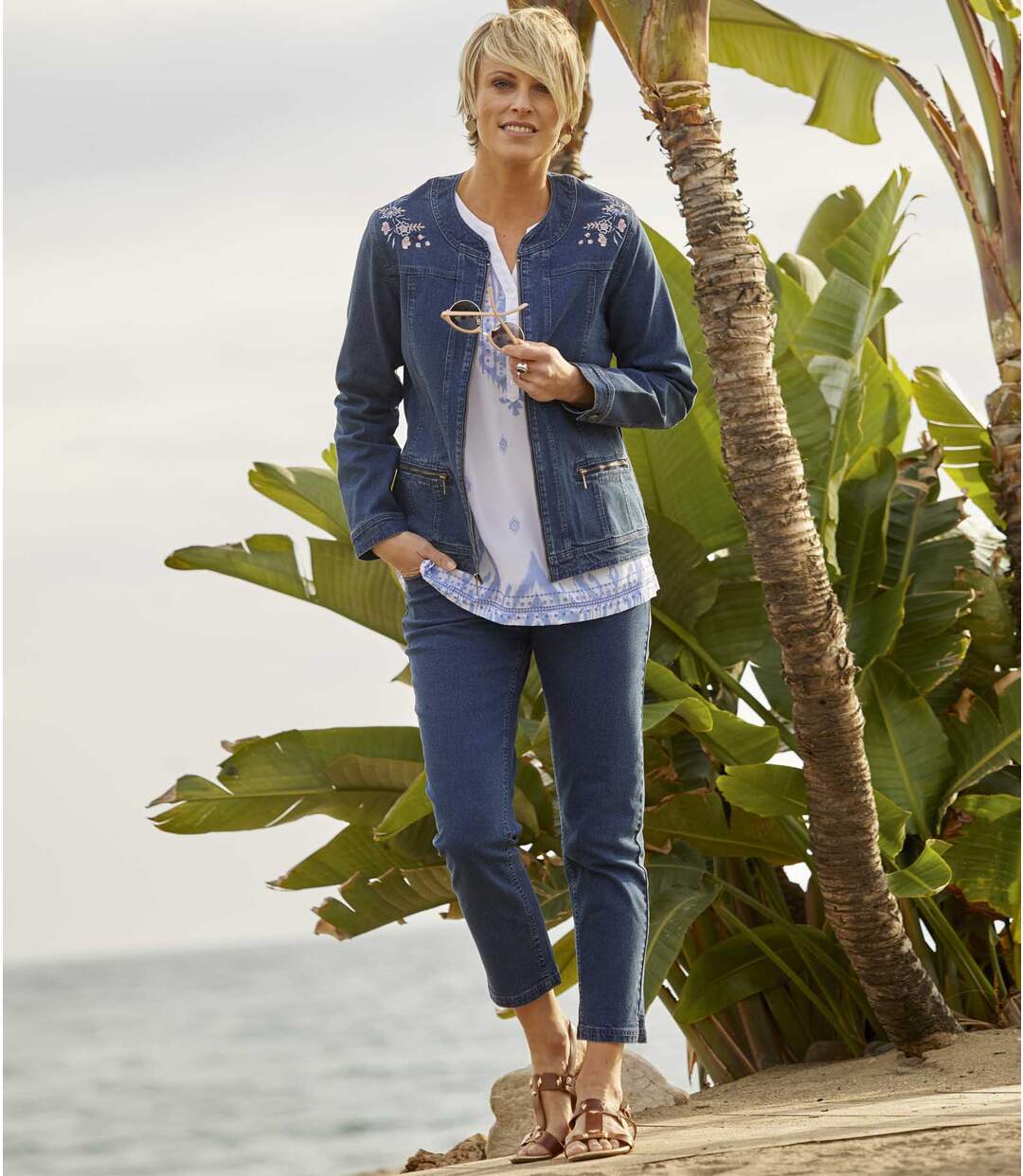 Pantalon 7/8ème en Jeans Stretch