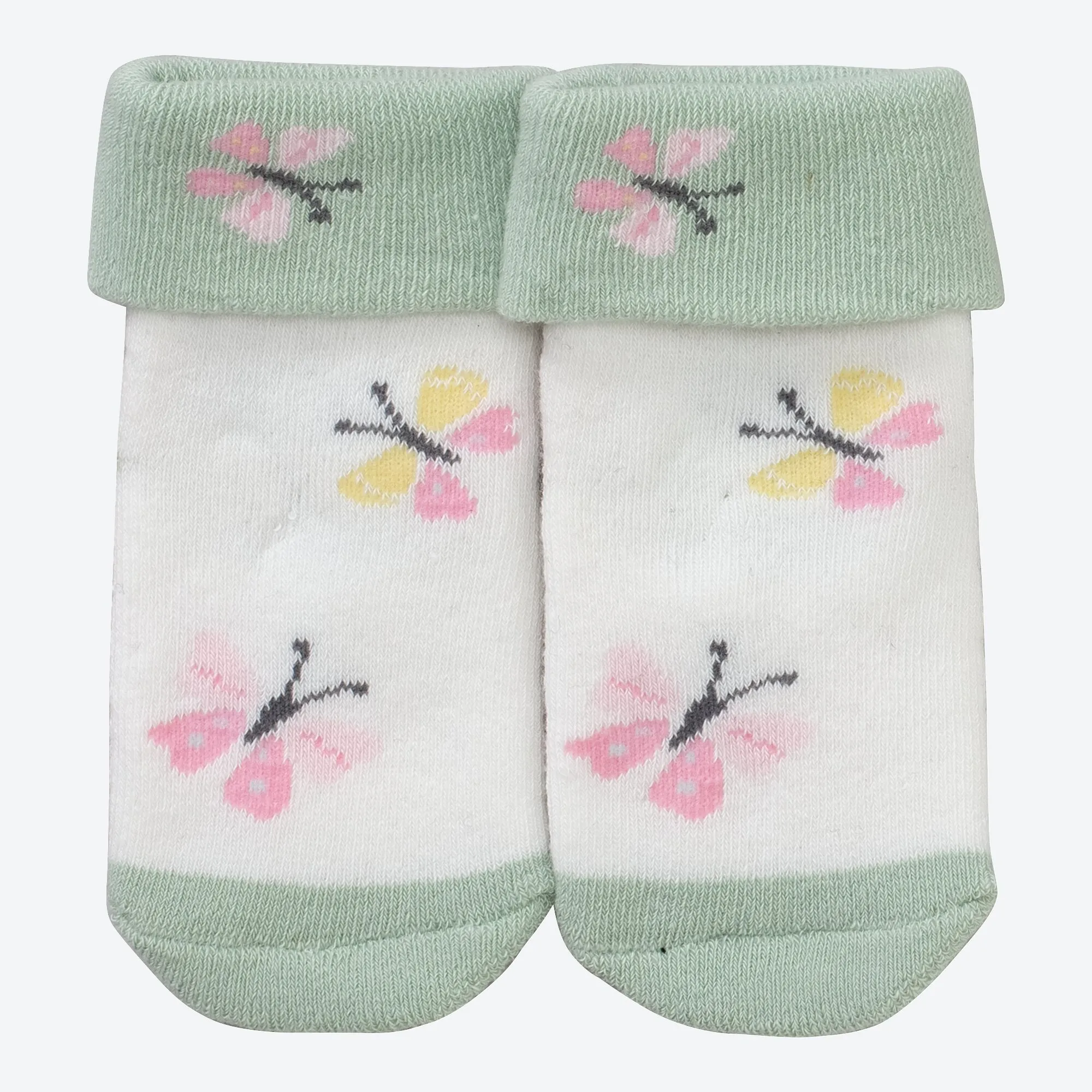 Baby-Mädchen-Frottee-Socken, 3er-Pack