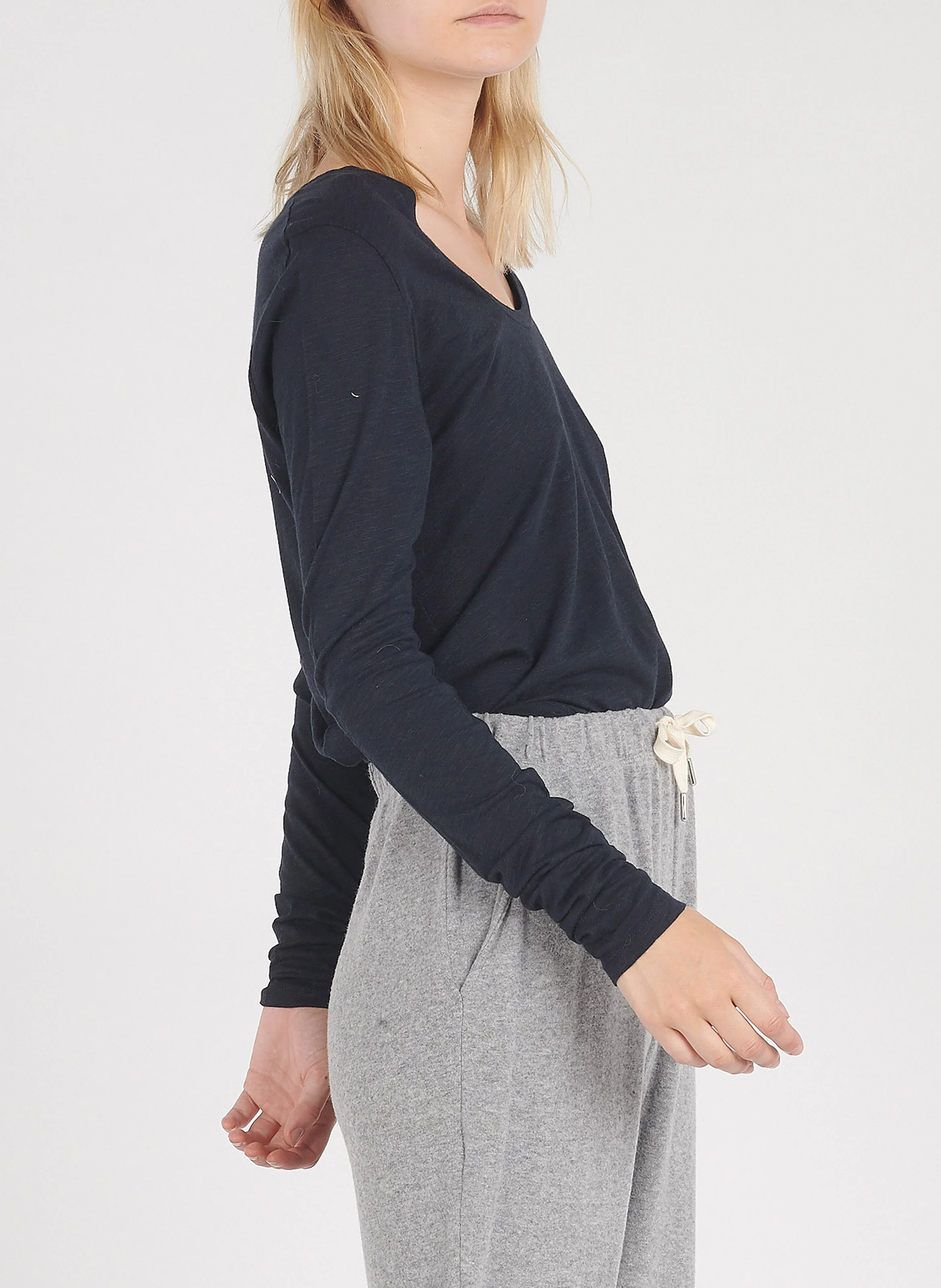 JACKSONVILLE - Tee-shirt col rond en coton | Bleu