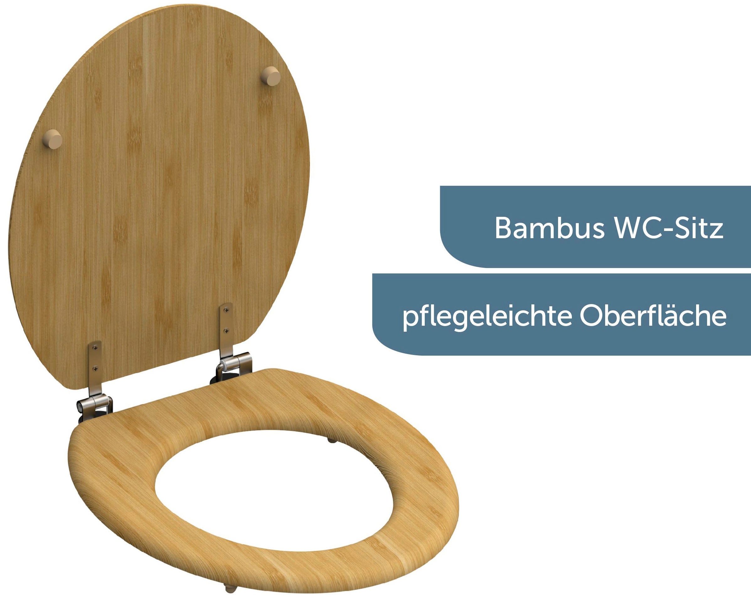 Schütte WC-Sitz »NATURAL BAMBOO« aus Bambus Vollholz