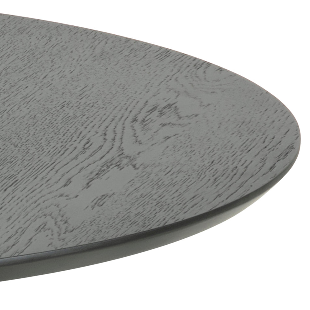 Glasgow Salontafel - Ø80 cm - Zwart