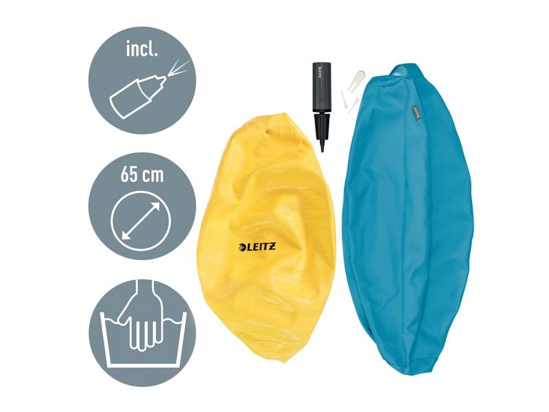 Leitz Sitzball Ergo Cosy Active Blau Der ergonomische Leitz Ergo Cosy Sitzball für aktives Sitzen
