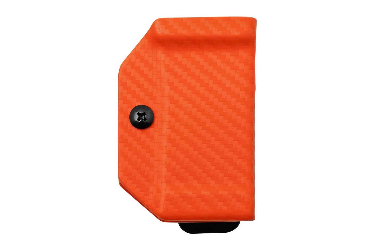 Clip And Carry Kydex Sheath Victorinox Spirit, Carbon Fiber Orange VSPIRIT-CF-ORNG riemholster