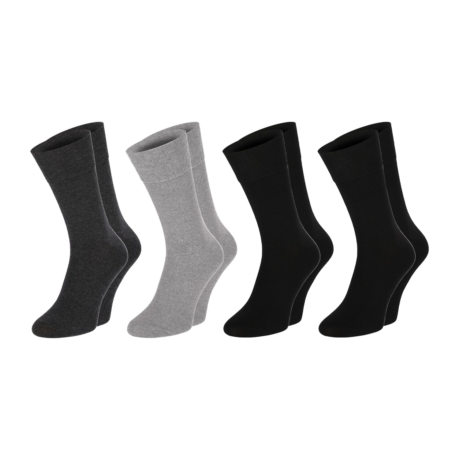 Chili Lifestyle Socken DIABETIKER Weichbund ohne Gummi 4 Paar Baumwolle