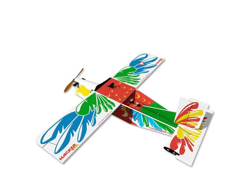 HACKER Model Production Motorflugzeug Pilatus Turbo Porter Slowlfyer mit 89 cm Spannweite