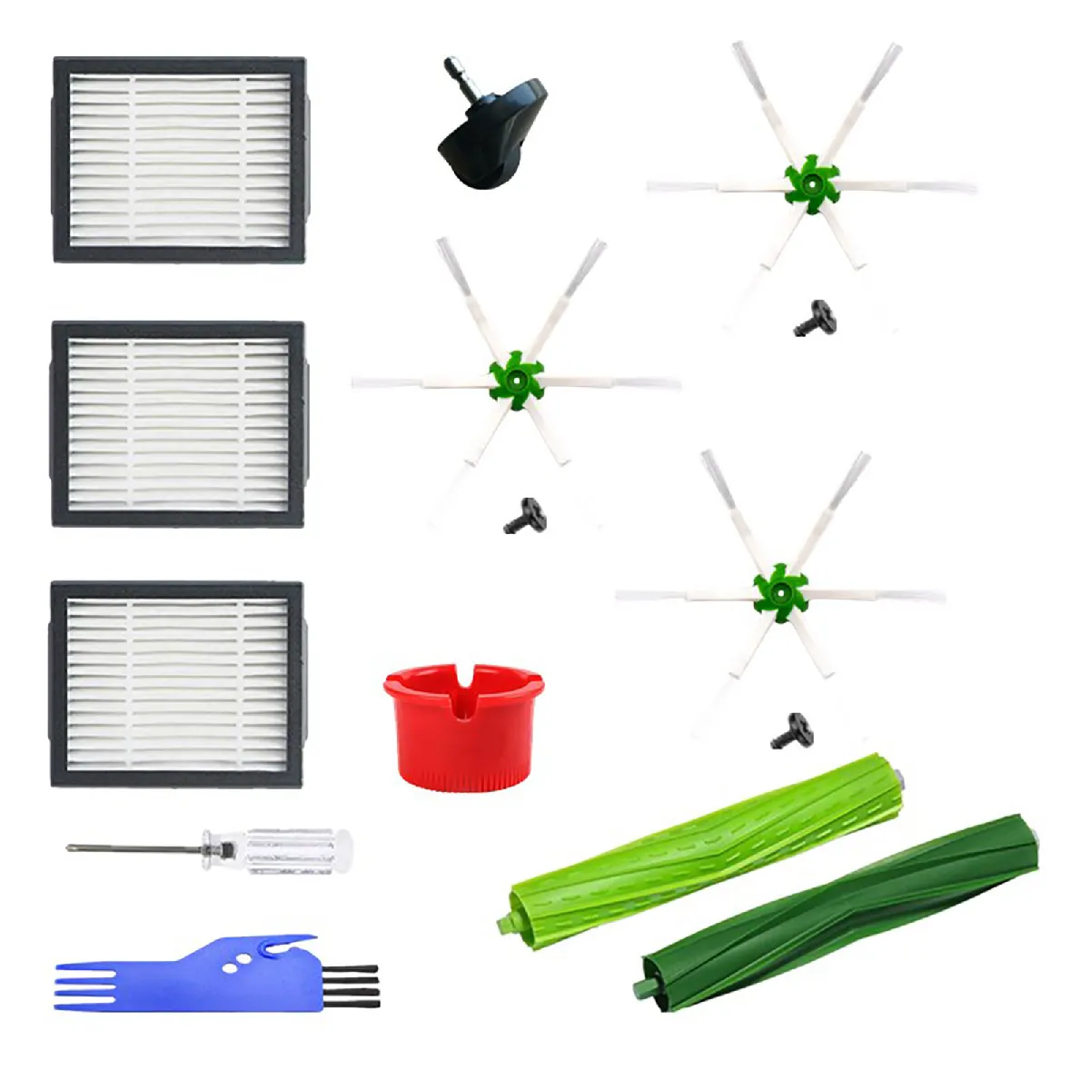Kit Accessoires pour iRobot Roomba E5, E6, i7, i7+