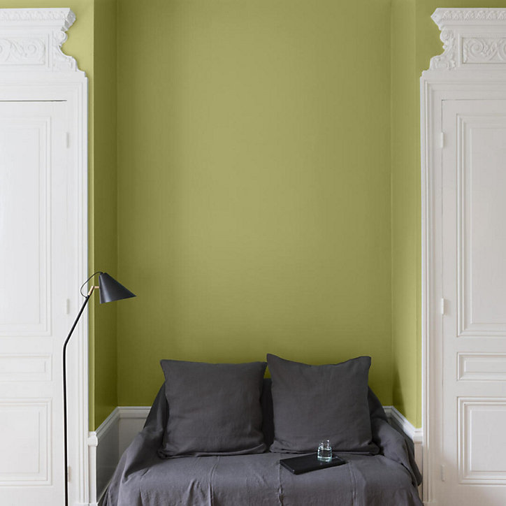 Peinture multisupport murs, plafonds et boiseries Velours de peinture vert reine-claude Libéron 2,5L