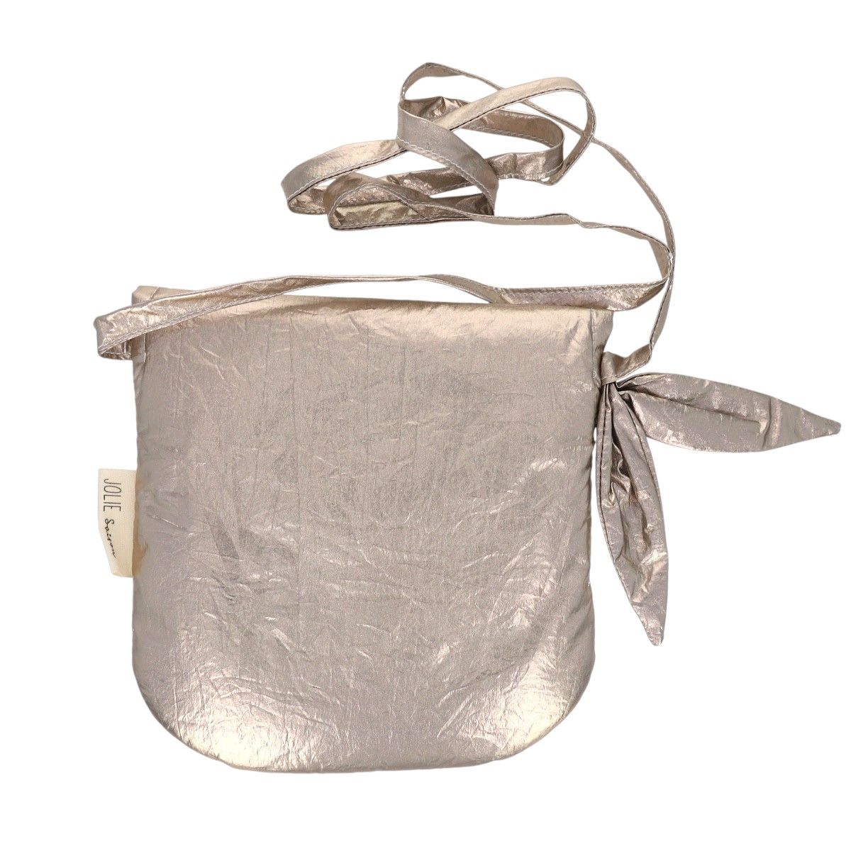 Petit sac bandoulière foil light doré  Jolie saison