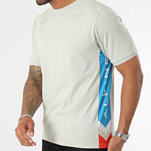 Tee Shirt Anser Alpine F1 341N4VW Gris Bleu Rouge