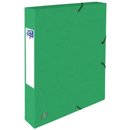 Oxford Sammelbox TOP FILE+, A4, Rückenbreite 40mm, aus 425 g/m² karton, grün