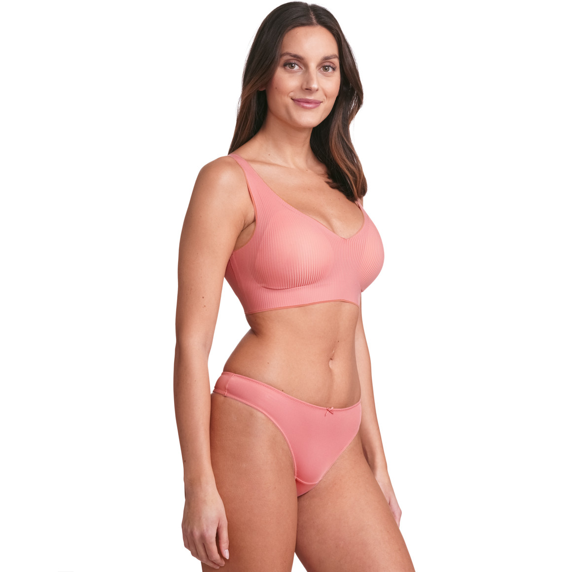 Gina Benotti Damen Bustier aus Mikrofaser rosa