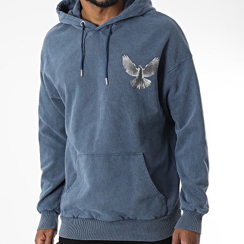 Sweat Capuche LL687 Bleu