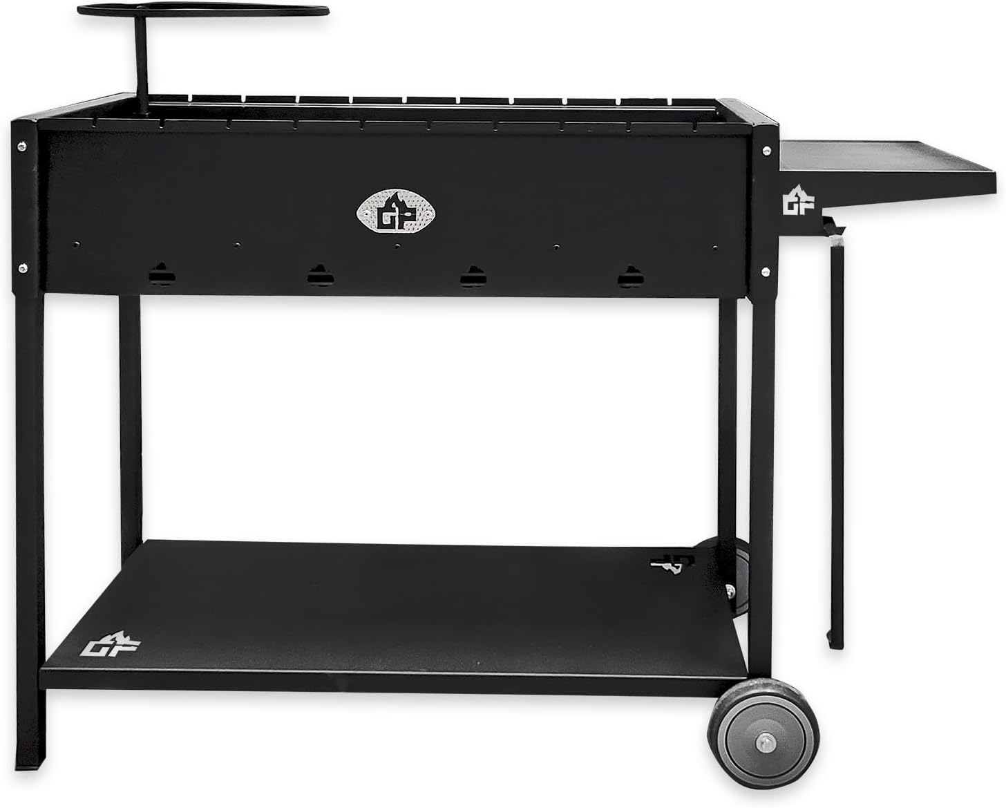 Grillpeter Mangal Batyr 80 Schaschlikgrill mit Ablage und Topfhalter