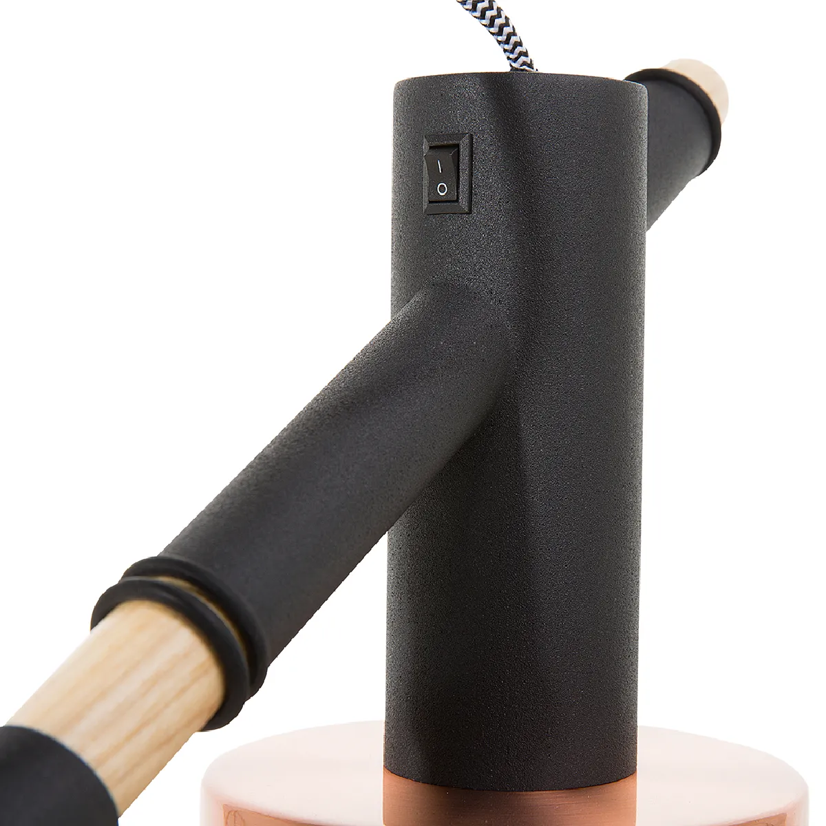 Beliani Lampadaire OWENS - Noir