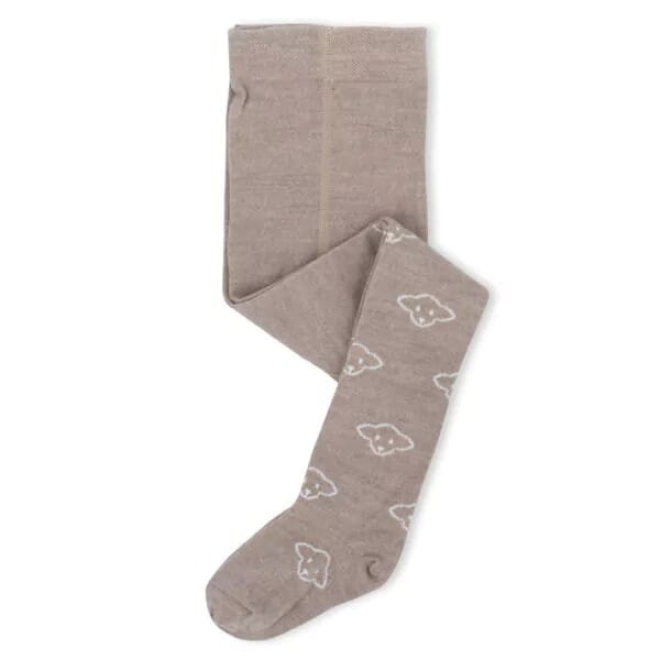 Ullstrømpebukse Lammi Beige