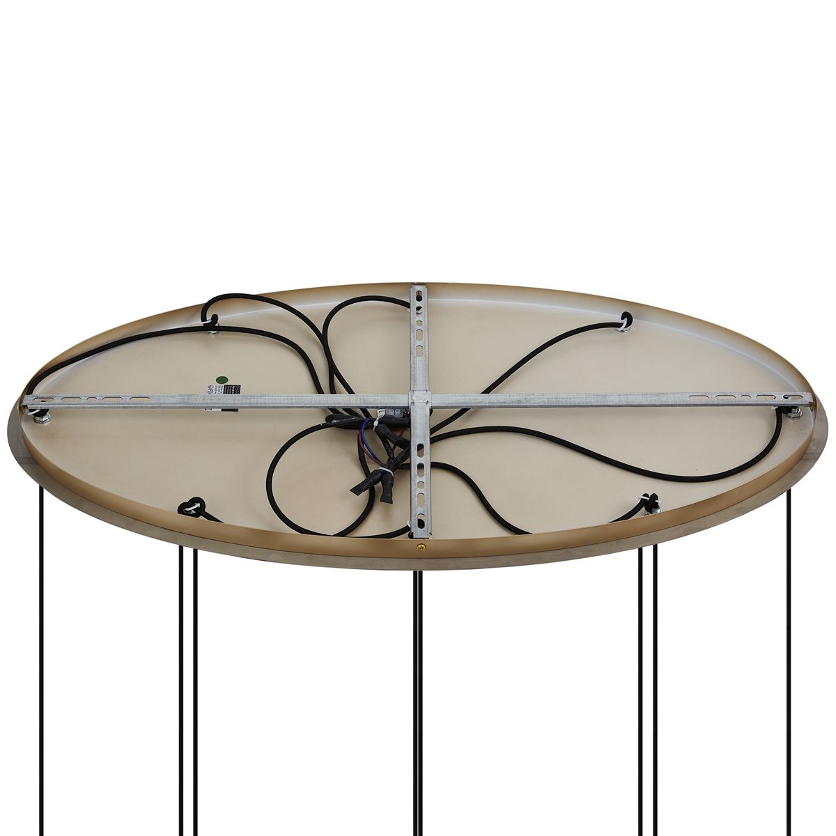 Art Deco hanglamp goud met opaal glas 9-lichts - Yani