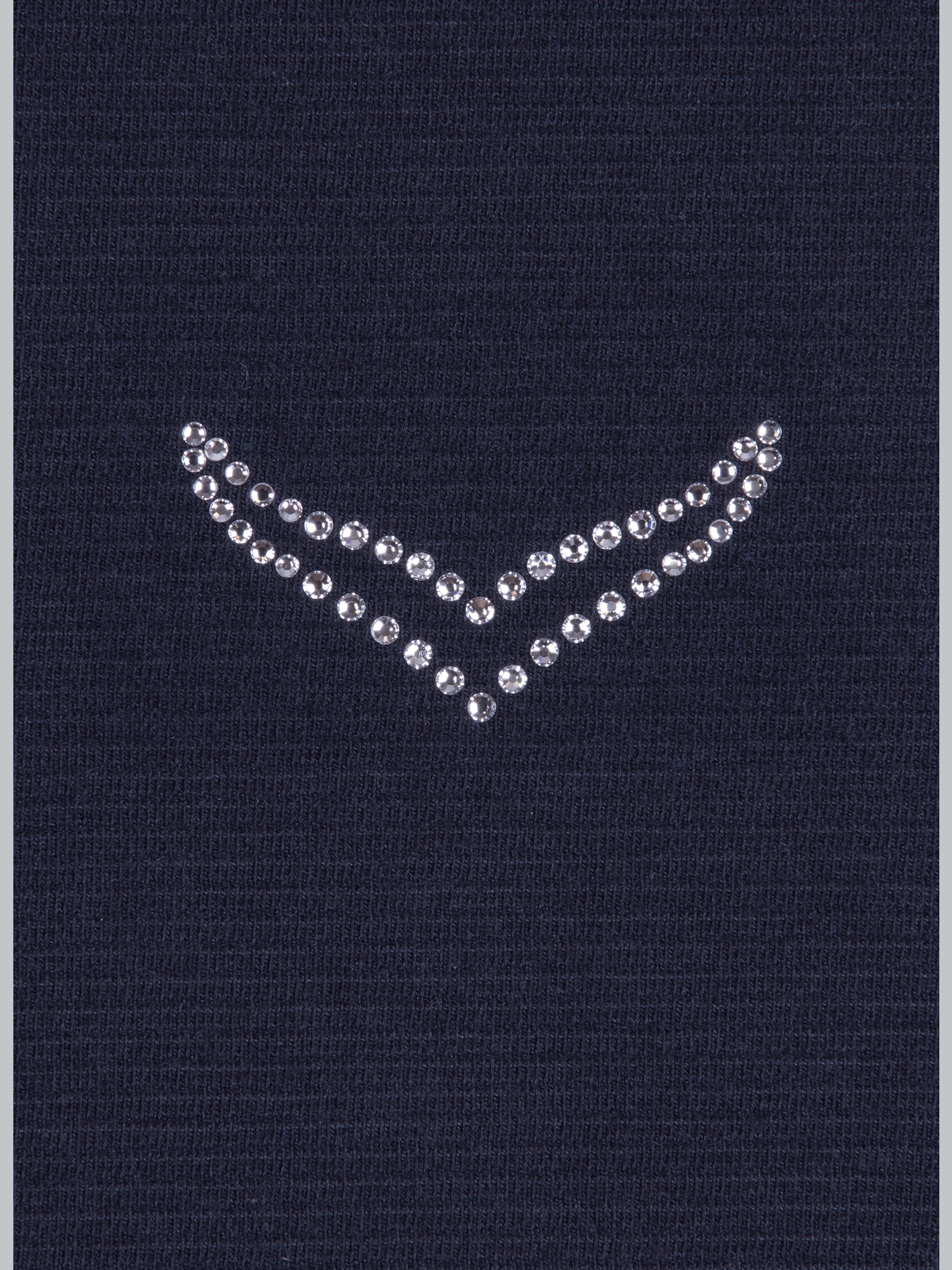 Jacke mit funkelnden Strass-Steinen Navy