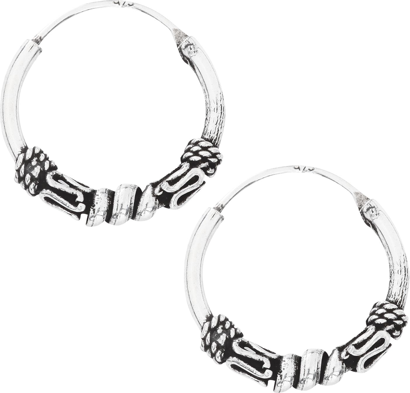 Créoles Ornemental | etNox Boucles d'oreilles