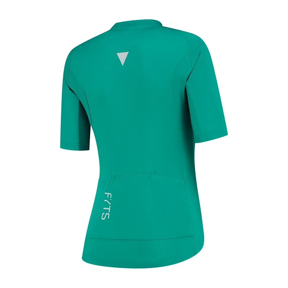 FYTS SNLST Fietsshirt Korte Mouwen Groen/Blauw Dames