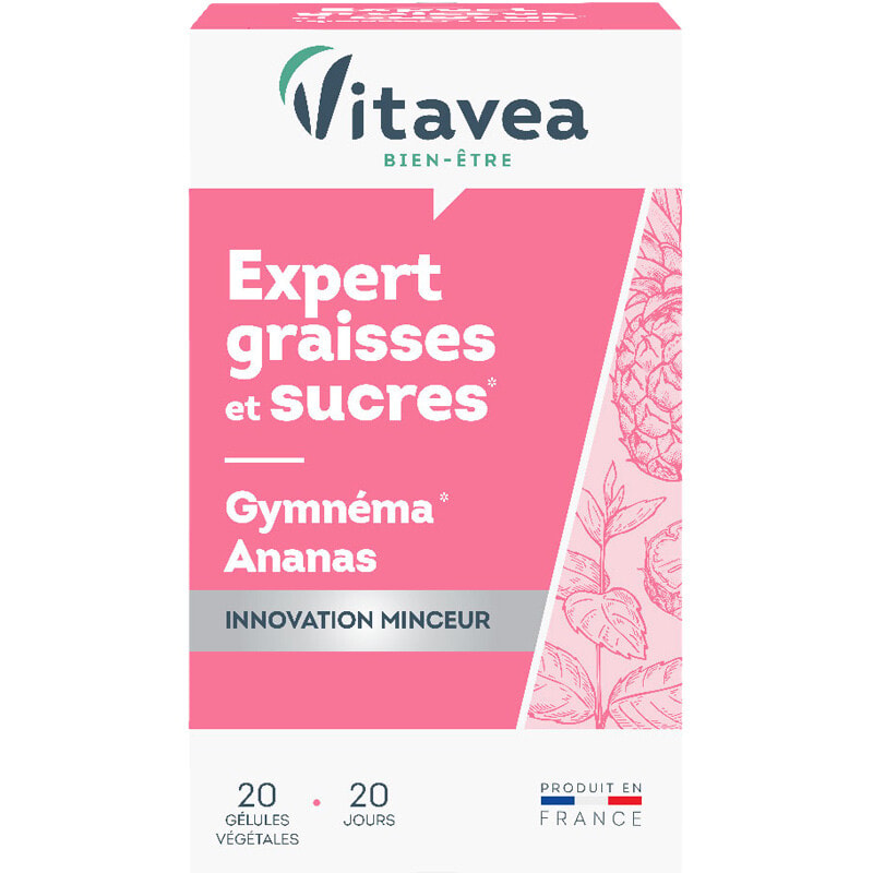 Cure expert graisses & sucres - Gymnéma & ananas - 2 mois