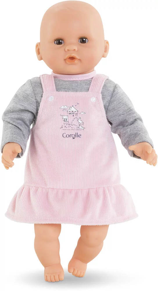 BB30 - ROBE ET T-SHIRT BORDS DE LOIRE - VETEMENT POUR POUPON 30CM - COROLLE VETEMENTS