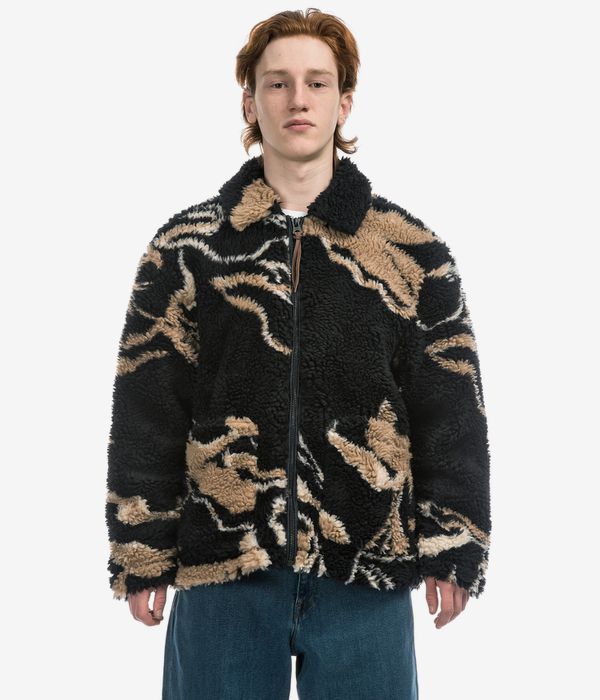 Obey Mushroom Sherpa Jacke (dark navy multi)