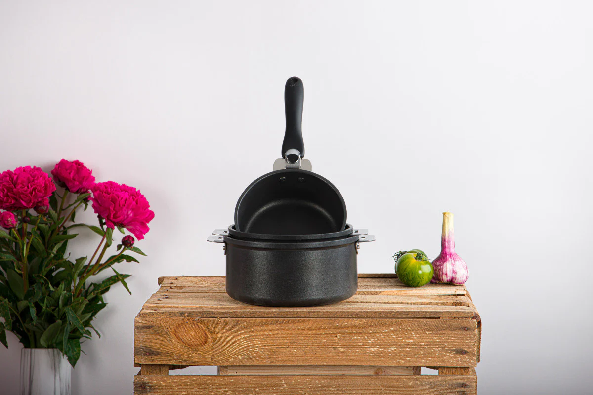 Casseroles Ultralu à poignée amovible Cookway 16cm Cristel