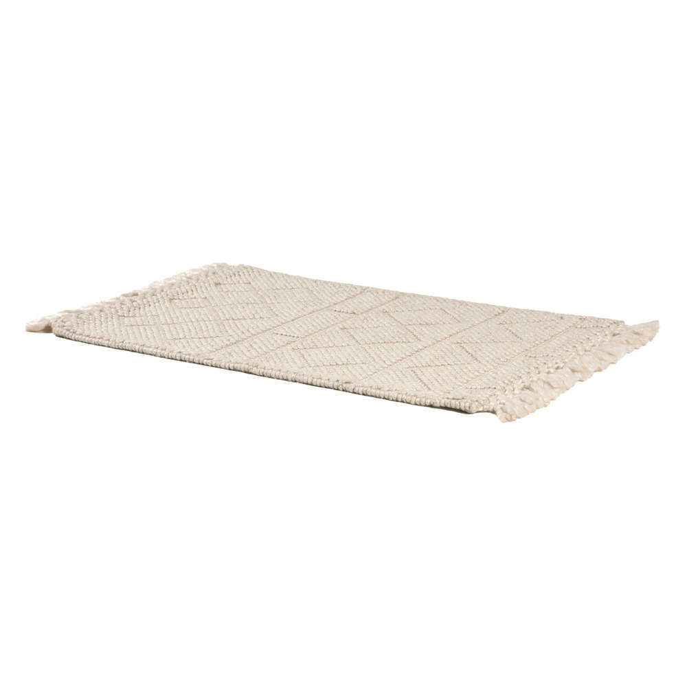 Tapis soan outdoor neige 60 x 90 cm