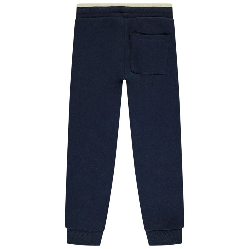 Jogging en coton piqué pour garçon - Bleu marine