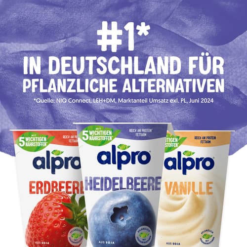 Alpro Soja-Joghurtalternative Heidelbeere VEGAN
