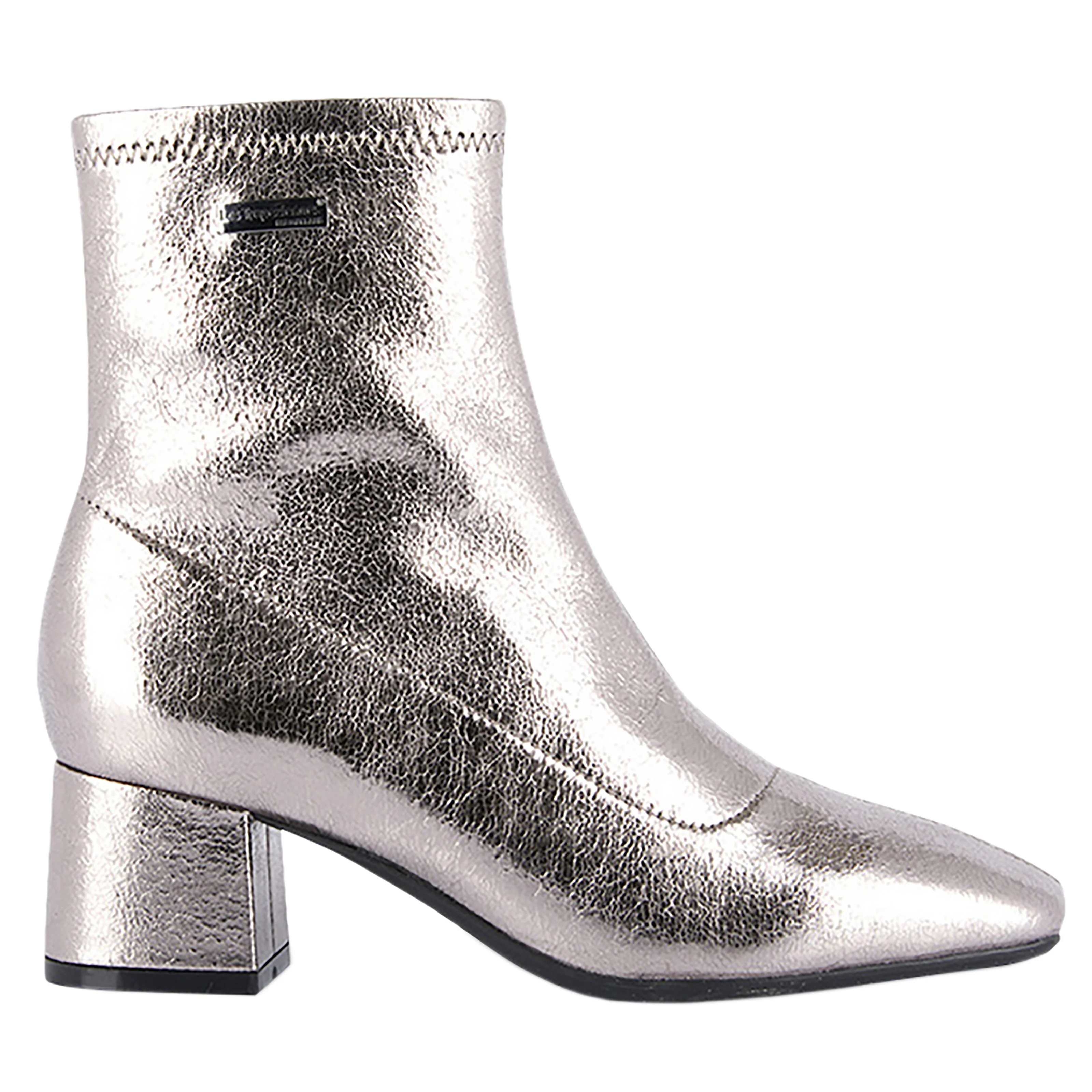 Bottines en cuir Daniela | Argent