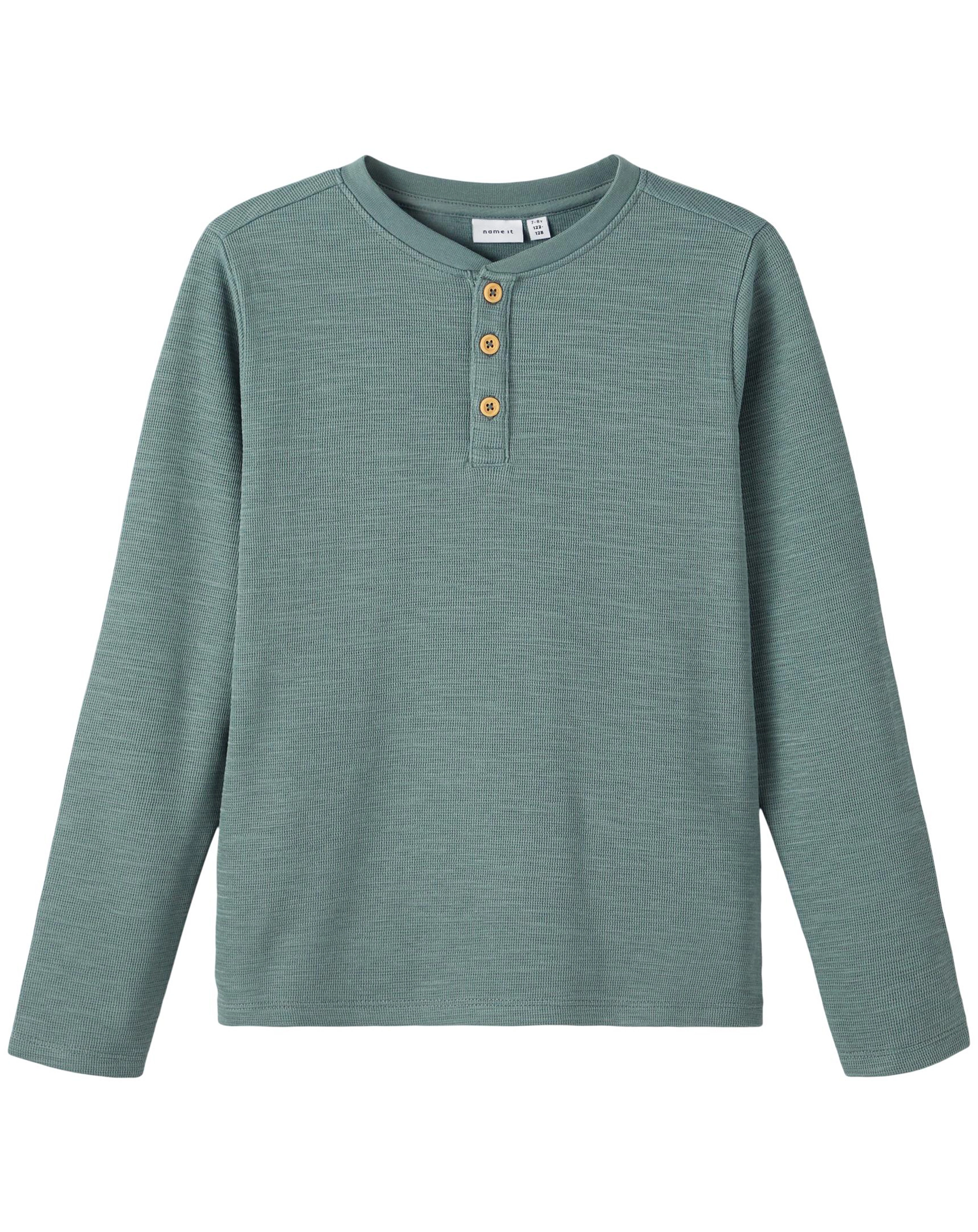 Langarmshirt NKMOLIKKO in balsam green