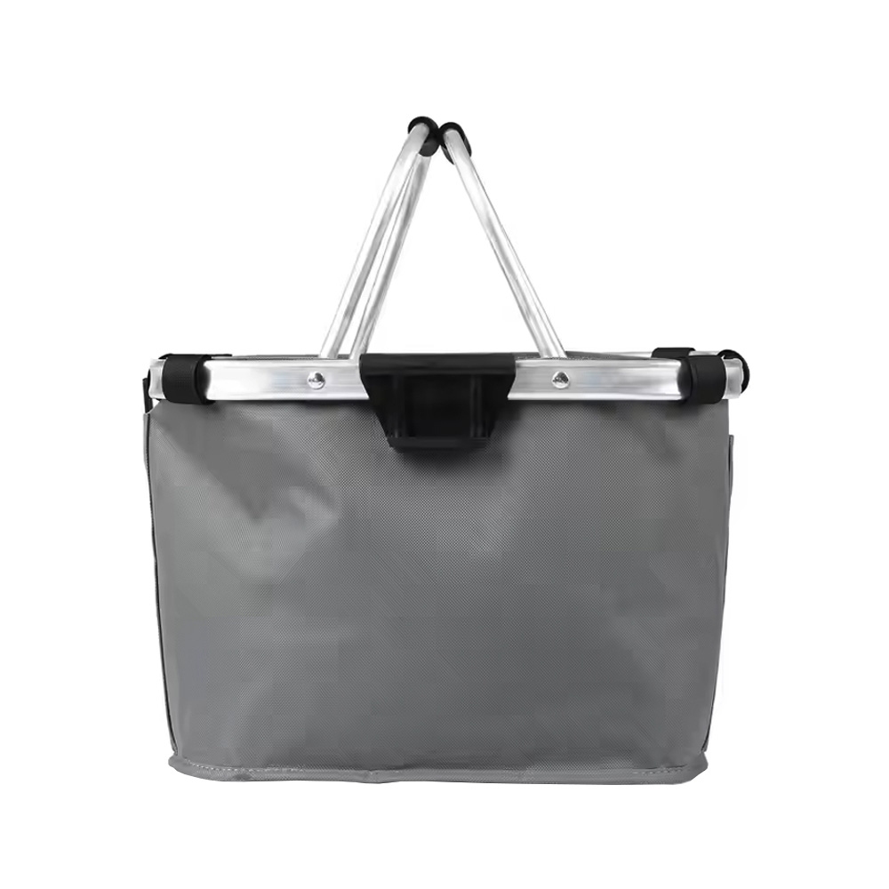 Velokorb vorne faltbar 35 x 21 cm grau