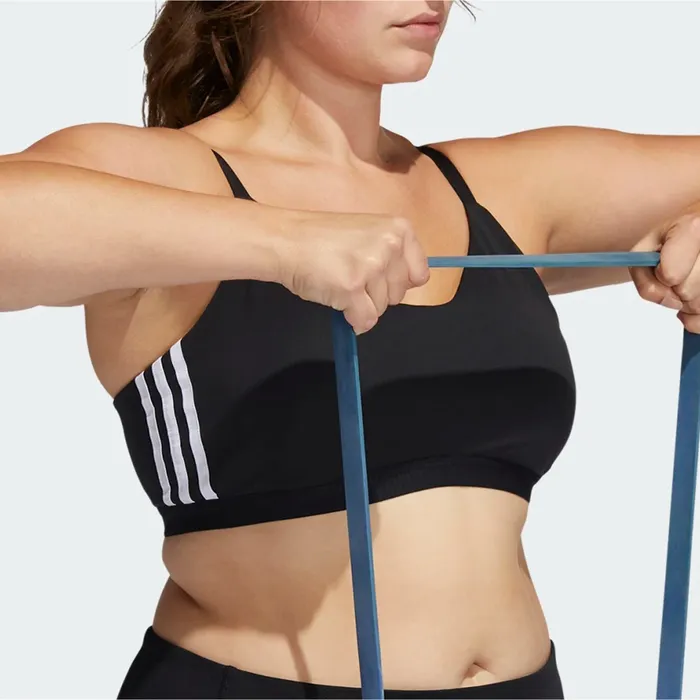 Adidas All Me Branded 3-stripes Sportbeha Dames (plus size)