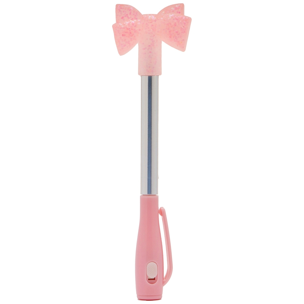2-in-1 UV-Spionagestift mit rosa Schleife