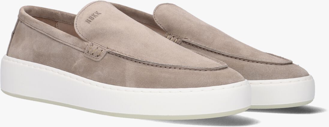 NUBIKK taupe nubikk loafers jiro mio