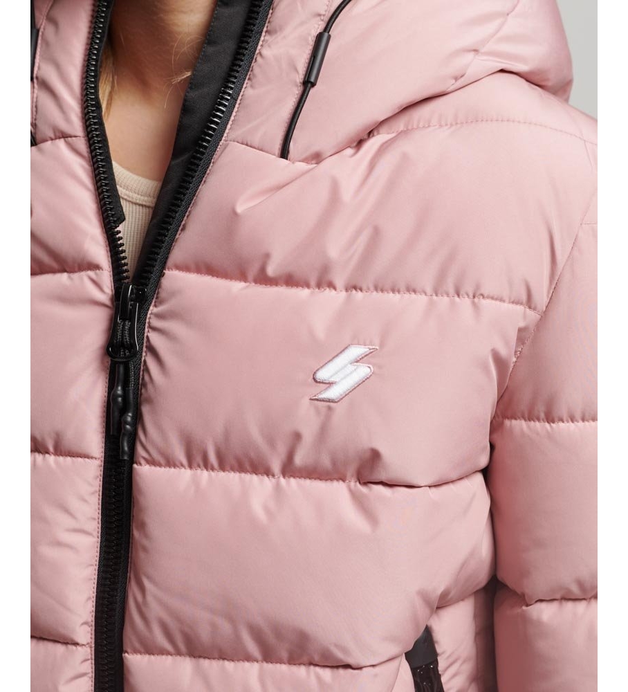 Jaqueta acolchoada Superdry Spirit Sports rosa