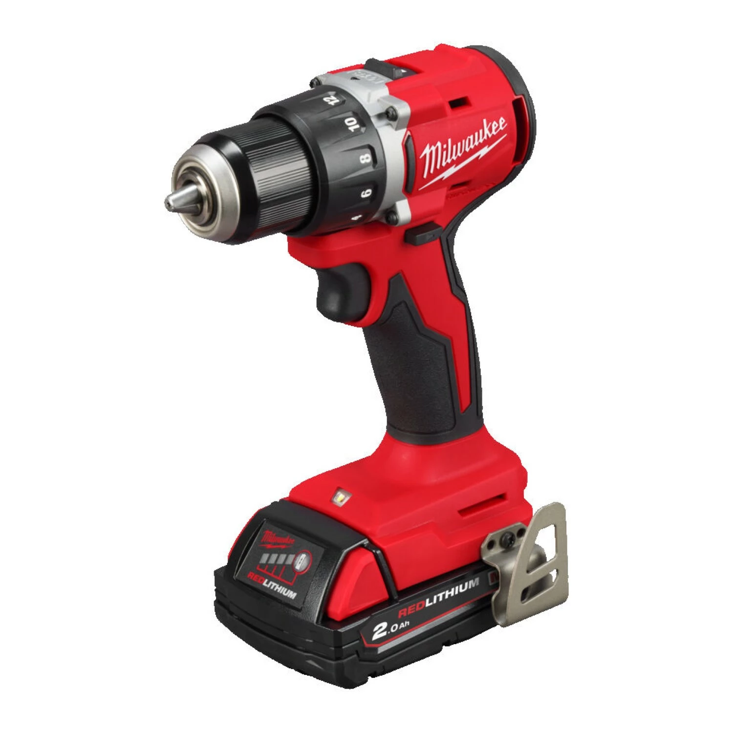 Milwaukee M18 BLDDRC-202C 18V Li-ion accu boor-/schroefmachine (2x 2.0Ah accu) in koffer