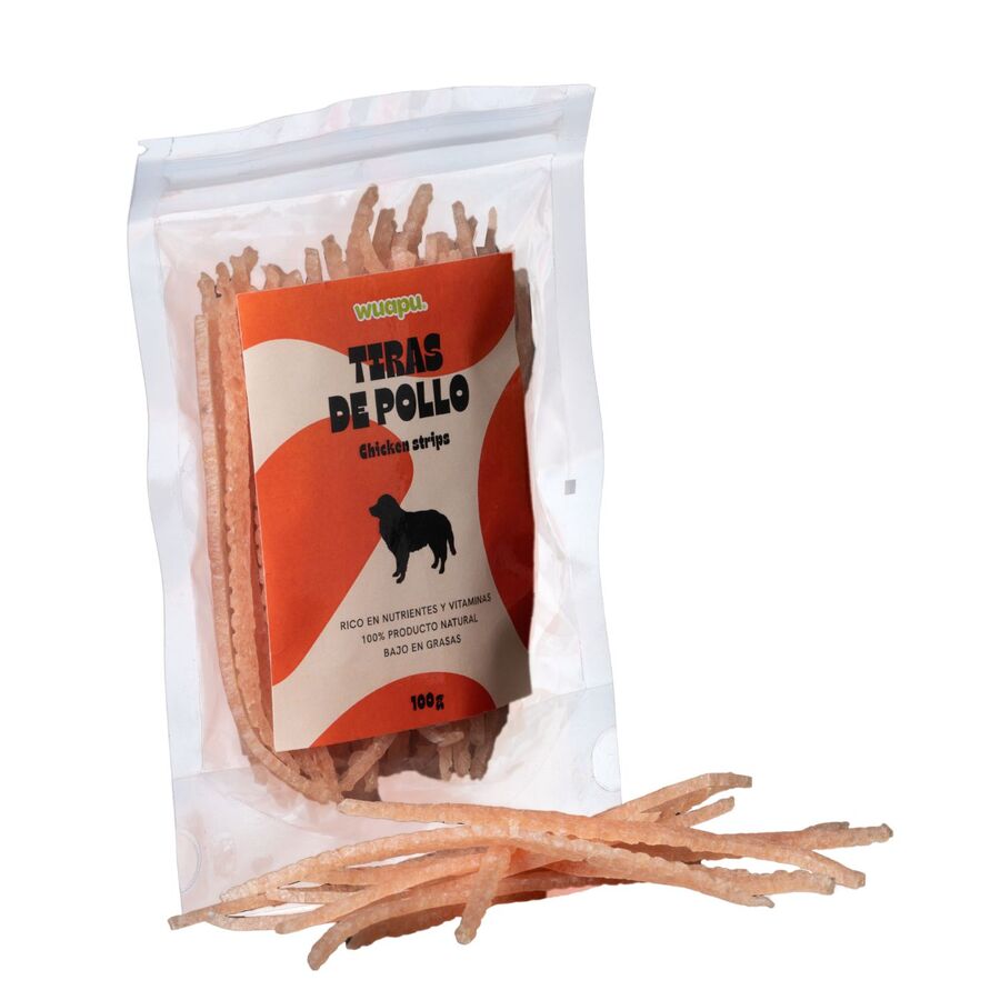 Tiras de frango Wuapu Snack 100g