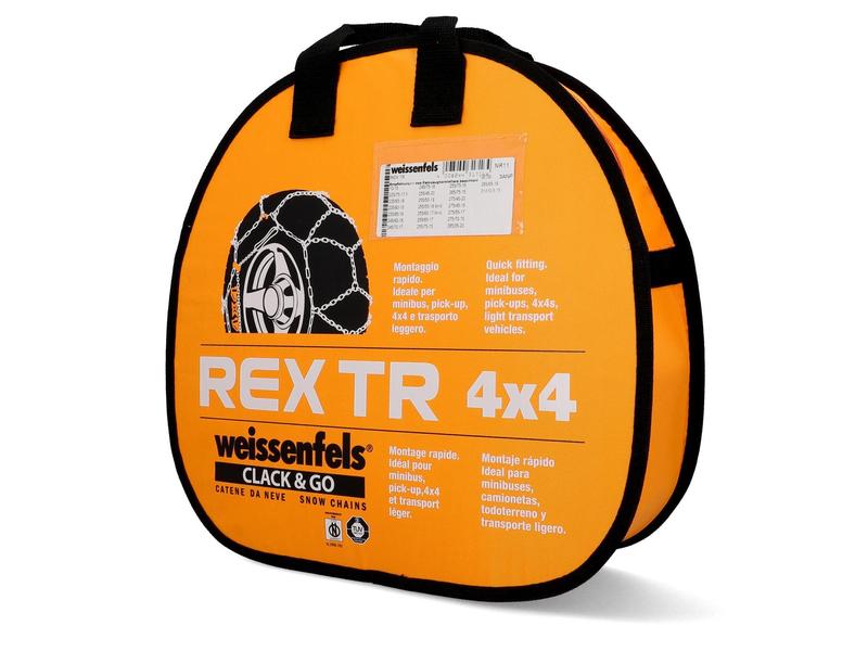 Weissenfels Stahlschneekette Rex TR 4 x 4 Gruppe 11 Schneeketten mit professioneller Leistung