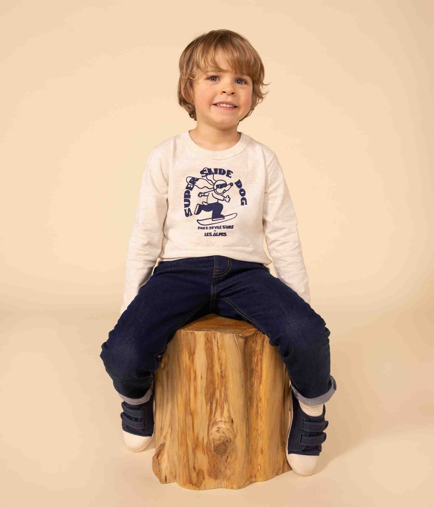 Tee-shirt manches longues en coton enfant fille / garçon