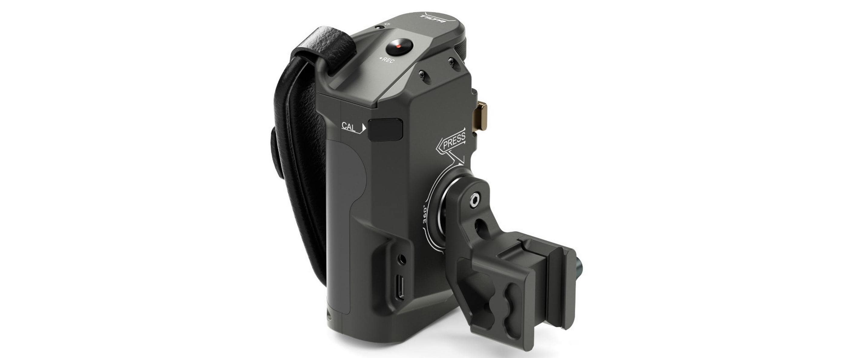 Left Side Advanced Focus Handle Type VI - Tilta Gray<br>Wird an der linken Seite der Tiltaing-Kamerakäfige befestigt