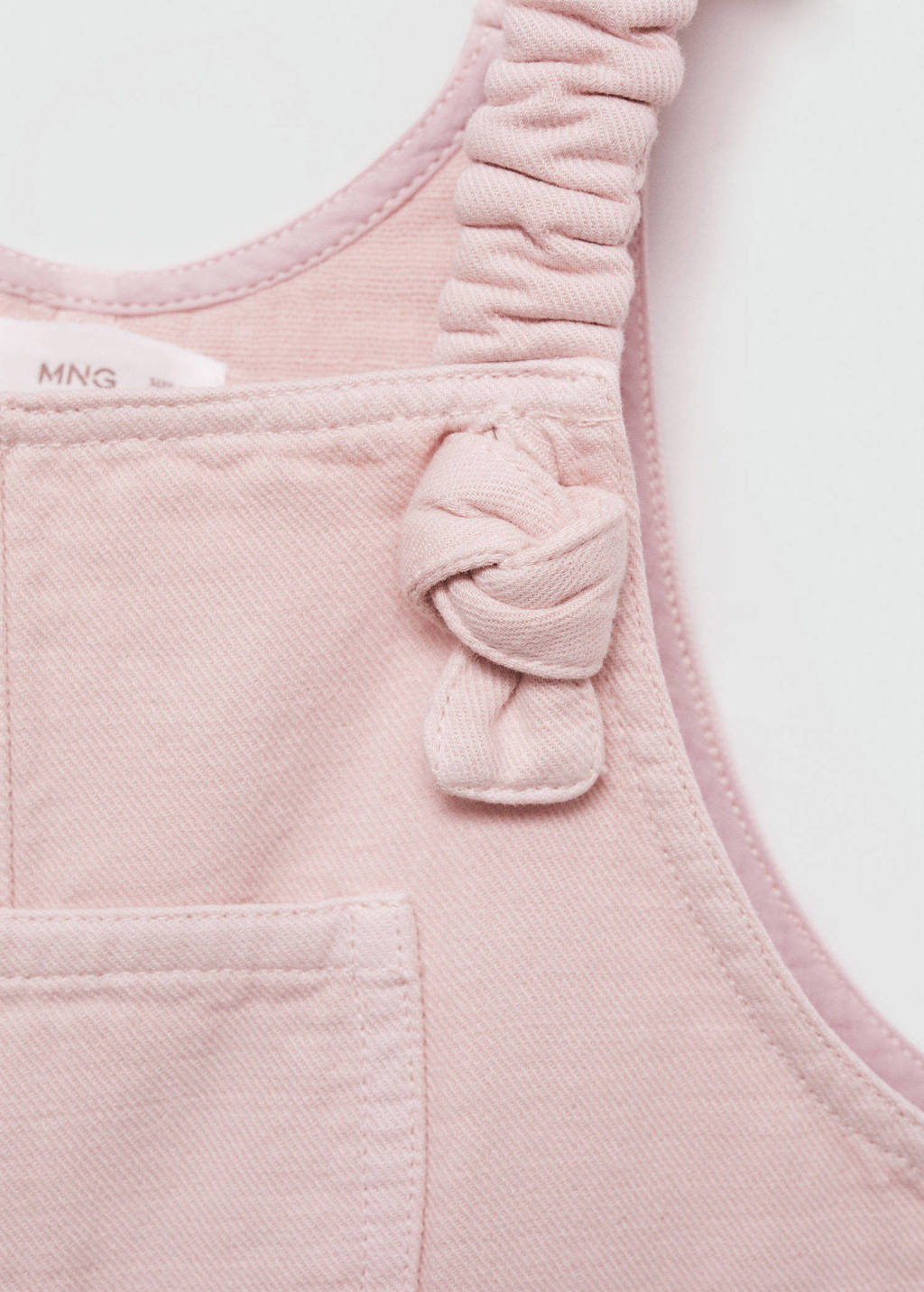Mango Kids tuinbroek pastelroze