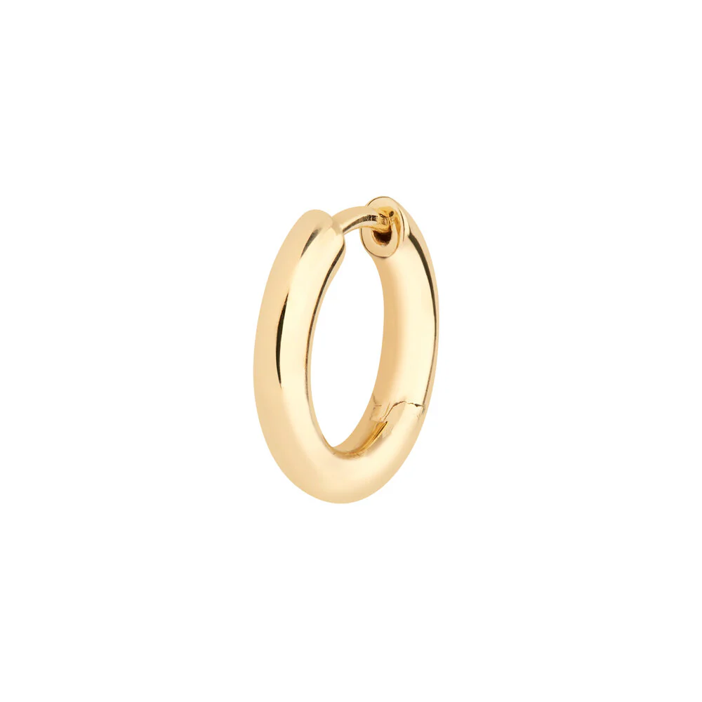 Maria Black  Slate 10 Huggie ørering - forgyldt