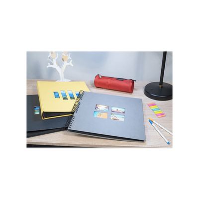 Exacompta Milano - Album photos 32 x 32 cm - 60 pages - gris