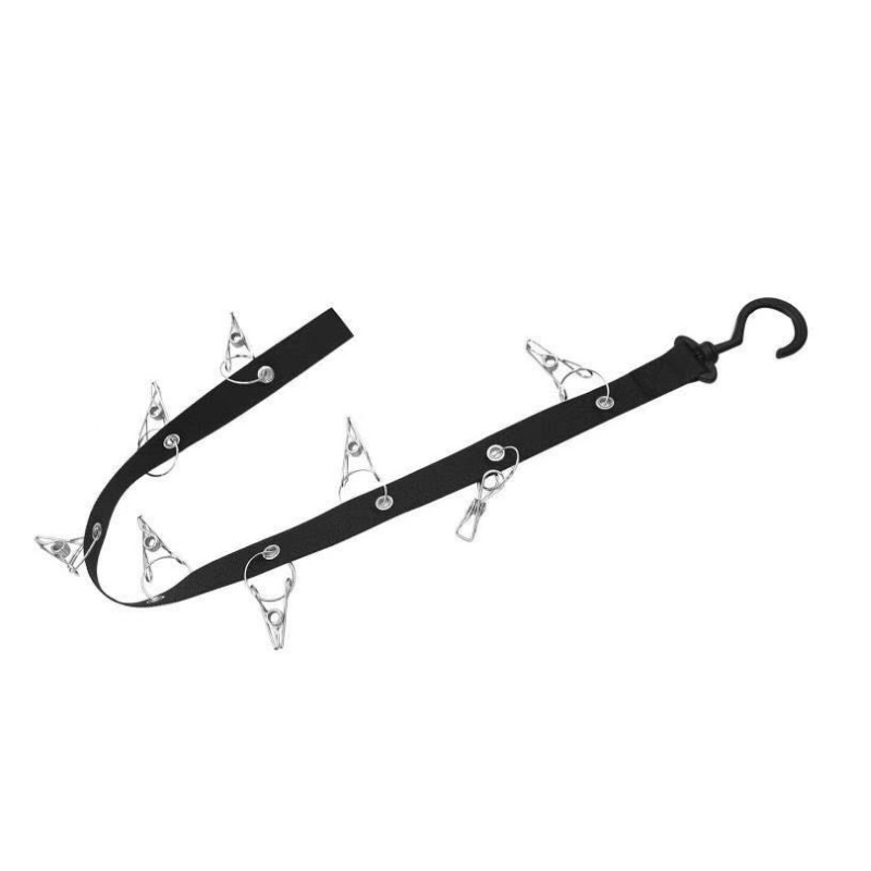 (66cm) 8-fach Cap Halterung Hut Aufhänger Aufbewahrungs Organizer - Schwarz