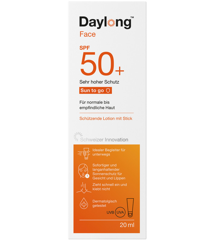 DAYLONG Sun to go Creme & Stick SPF 50  20 ml