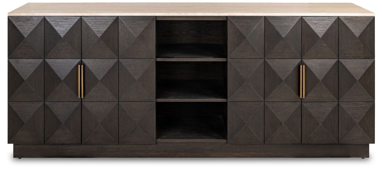 Wandkast 214131 Claremont B225 x D46 x H90 cm