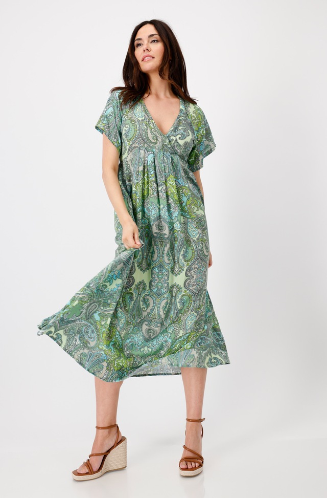 Monari Maxikleid Ohne Tasche mit Paisleymuster
